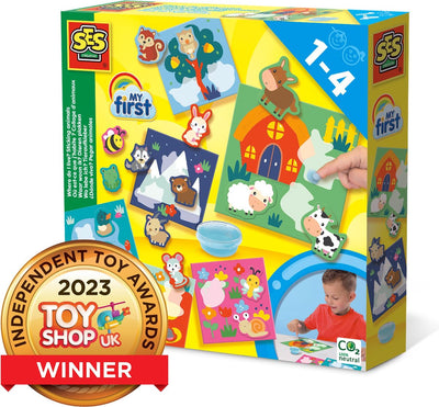 SES Creative Mijn Eerste Dierenhuisjes Collageset