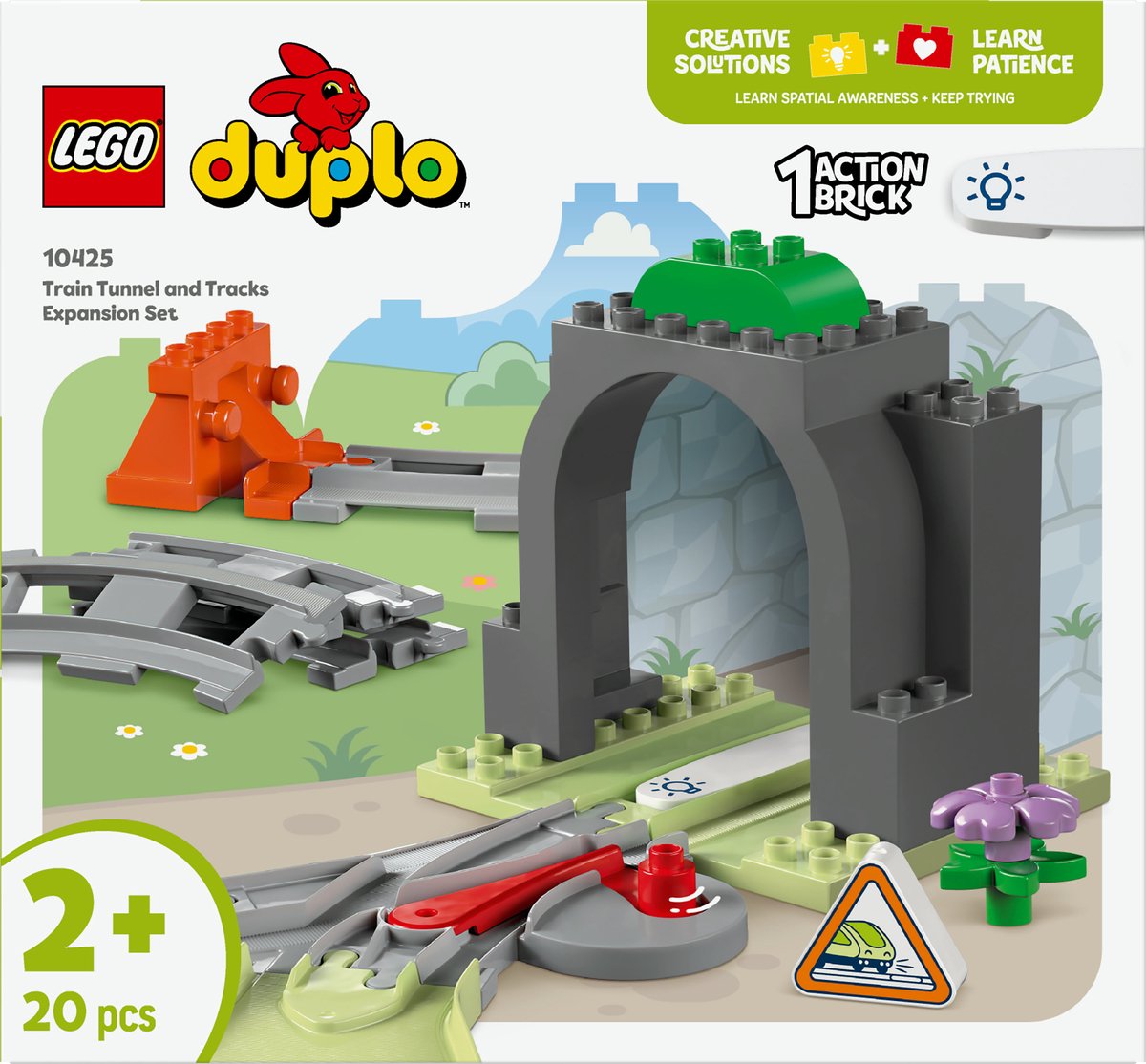 LEGO DUPLO Spoorweguitbreiding Tunnel & Rails - 10425