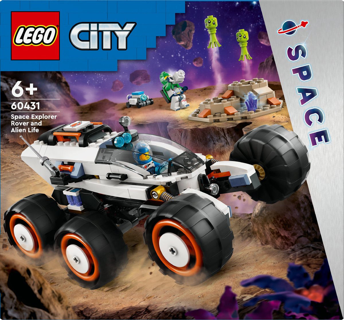 LEGO City Ruimteverkenner en Alien Leven - 60431