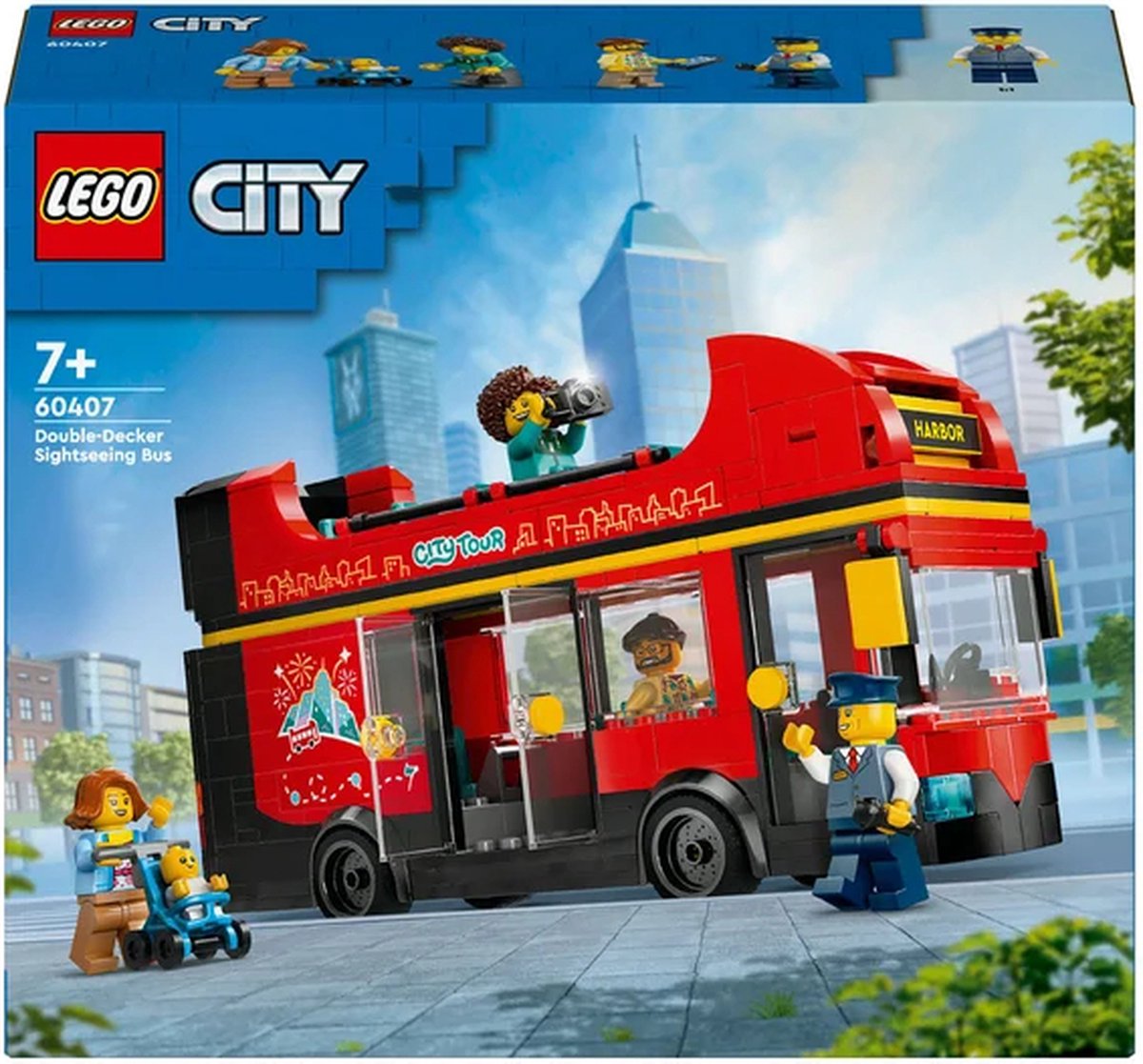 LEGO City Rode Dubbeldekker Toeristenbus - 60407