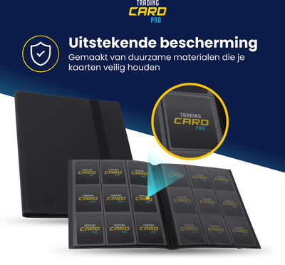 TradingCardPro Zwarte Verzamelmap voor Pokémon Kaarten - 360 Kaarten