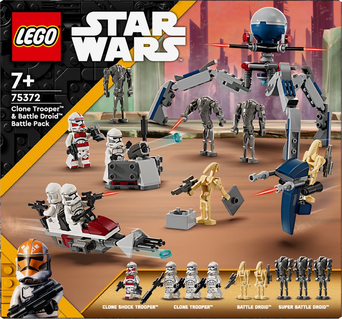 LEGO Star Wars Clone Trooper & Battle Droid Set - 75372