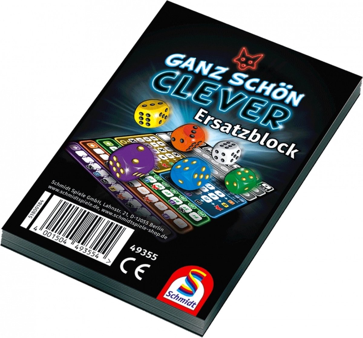 999 Games Clever Score Blok voor Snel en Slim Dobbelplezier