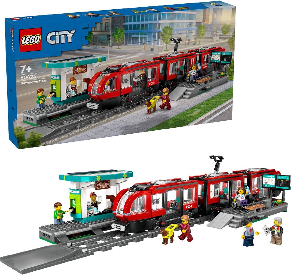 LEGO City Tram en Station - 60423
