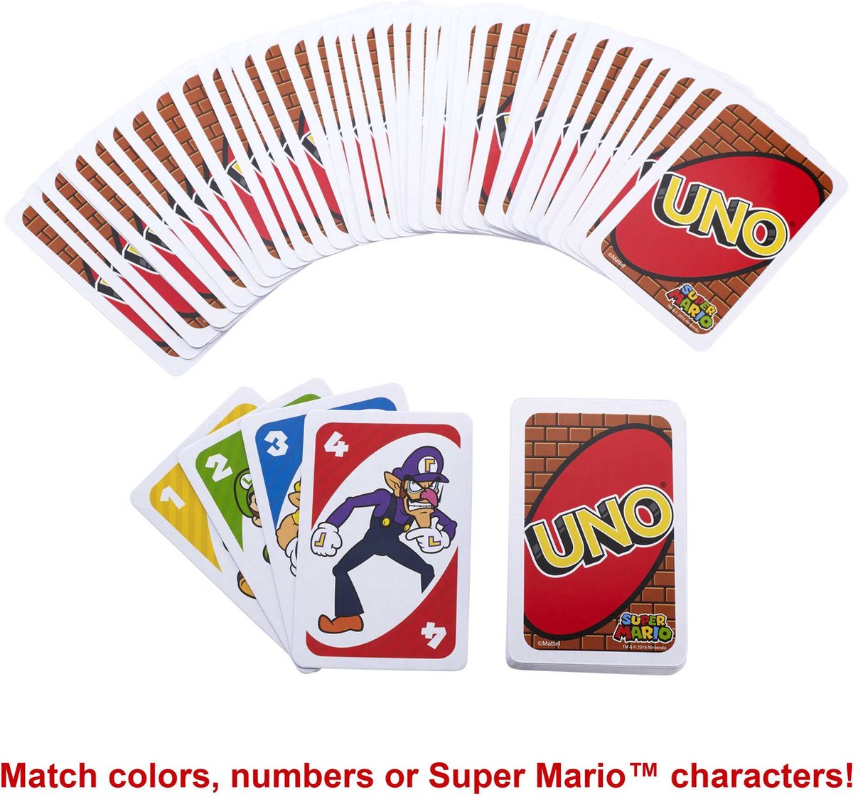 Mattel Games UNO Super Mario Bros Kaartspel