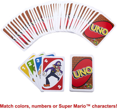 Mattel Games UNO Super Mario Bros Kaartspel