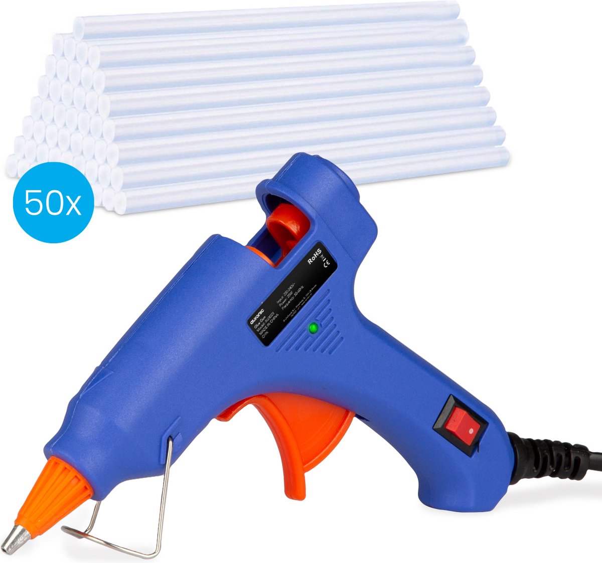 Auronic LifeGoods Professionele Lijmpistool met 50 Lijmstaven