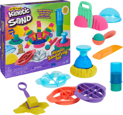 Kinetic Sand Ultieme Sandisfying Set met 907g Zand en 10 Tools