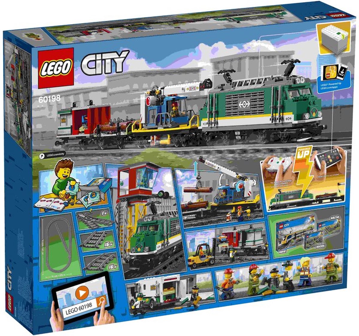 LEGO City Goederentrein met Afstandsbediening - 60198