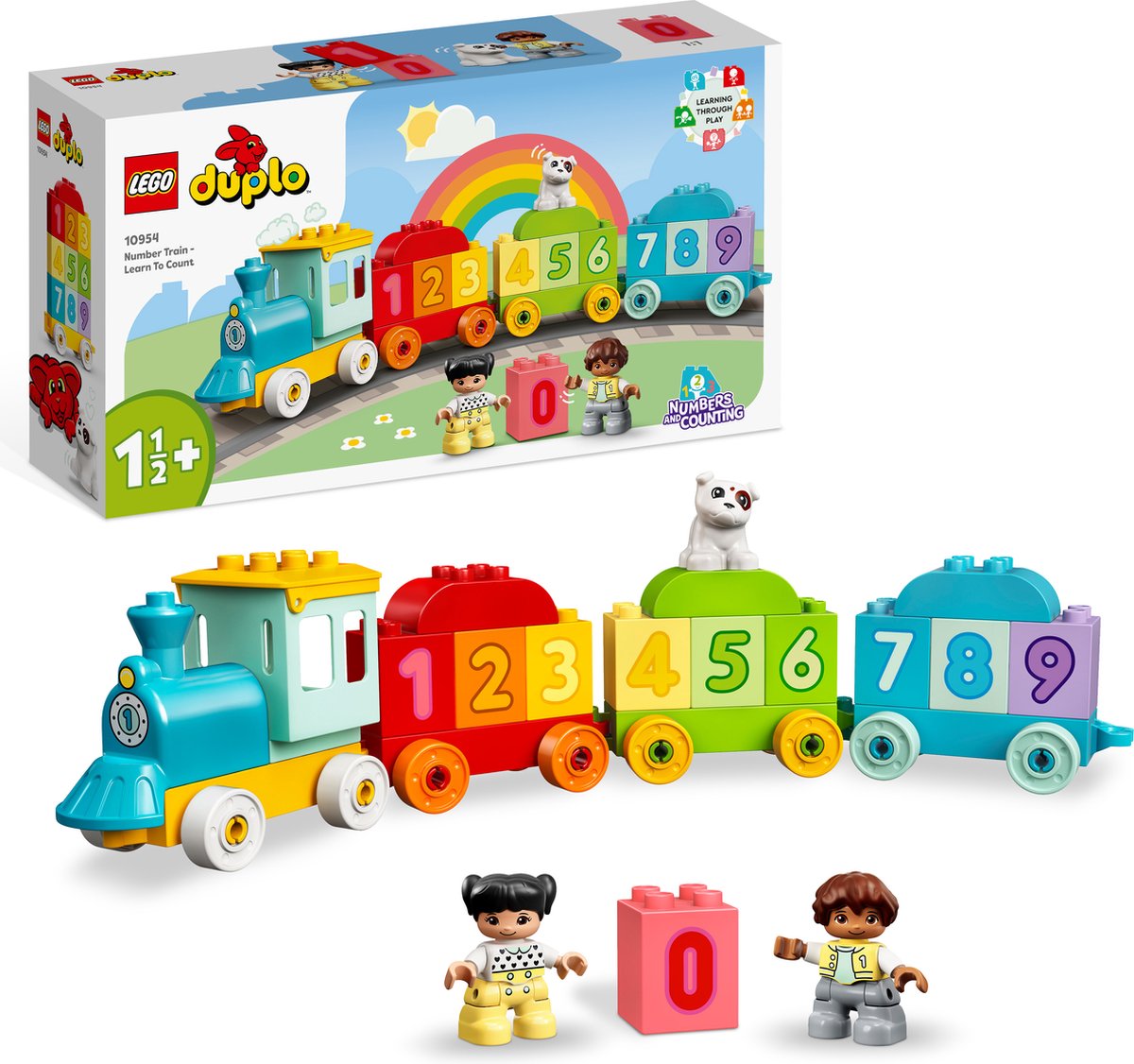 LEGO DUPLO Cijfer Trein met Speelblokken - 10954
