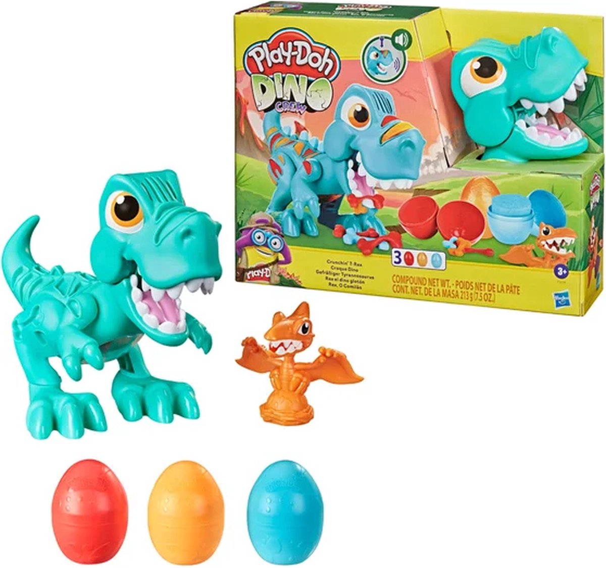 Play-Doh Dino Crew Klei Set F15045L0 Multicolor 572g
