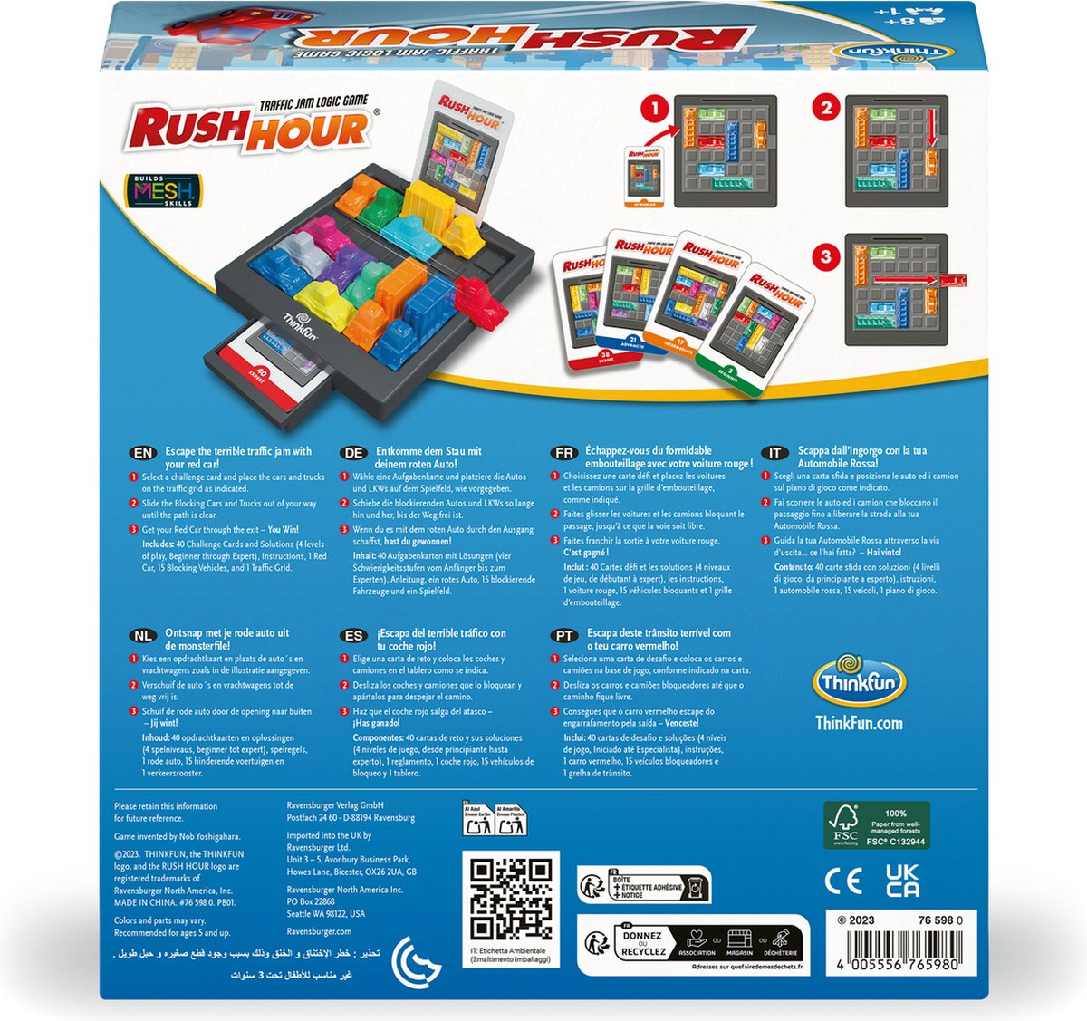 Ravensburger Rush Hour - Uitdagend Logicaspel