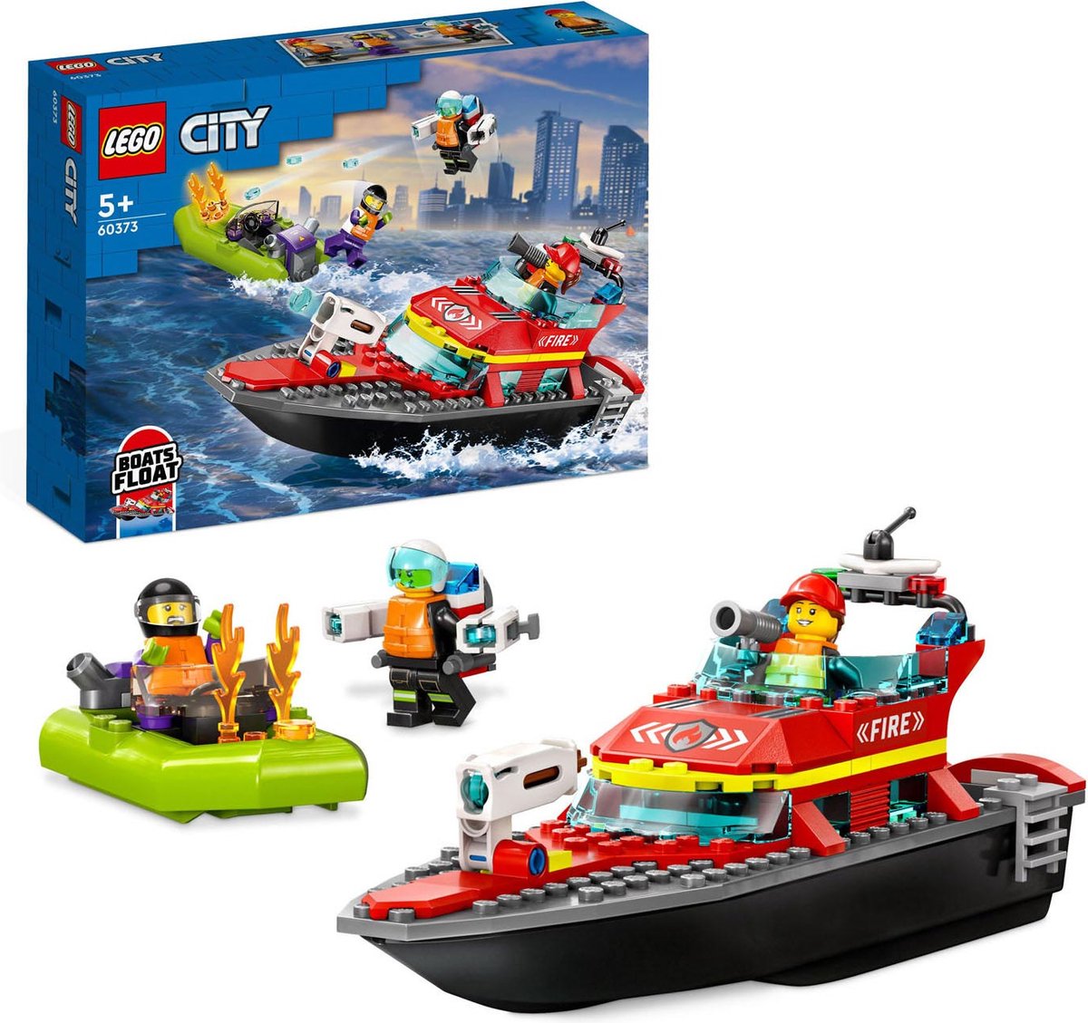 LEGO City Brandweer Reddingsboot - 60373