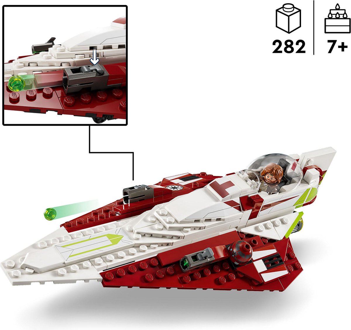 LEGO Star Wars Jedi Jachtvliegtuig van Obi-Wan Kenobi - 75333