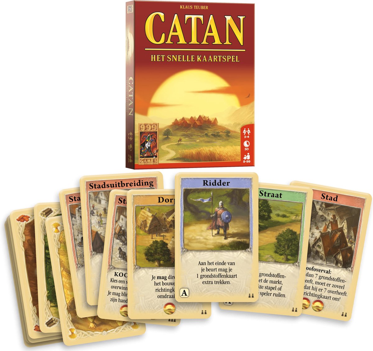 999 Games De Kolonisten van Catan: Snel Kaartspel