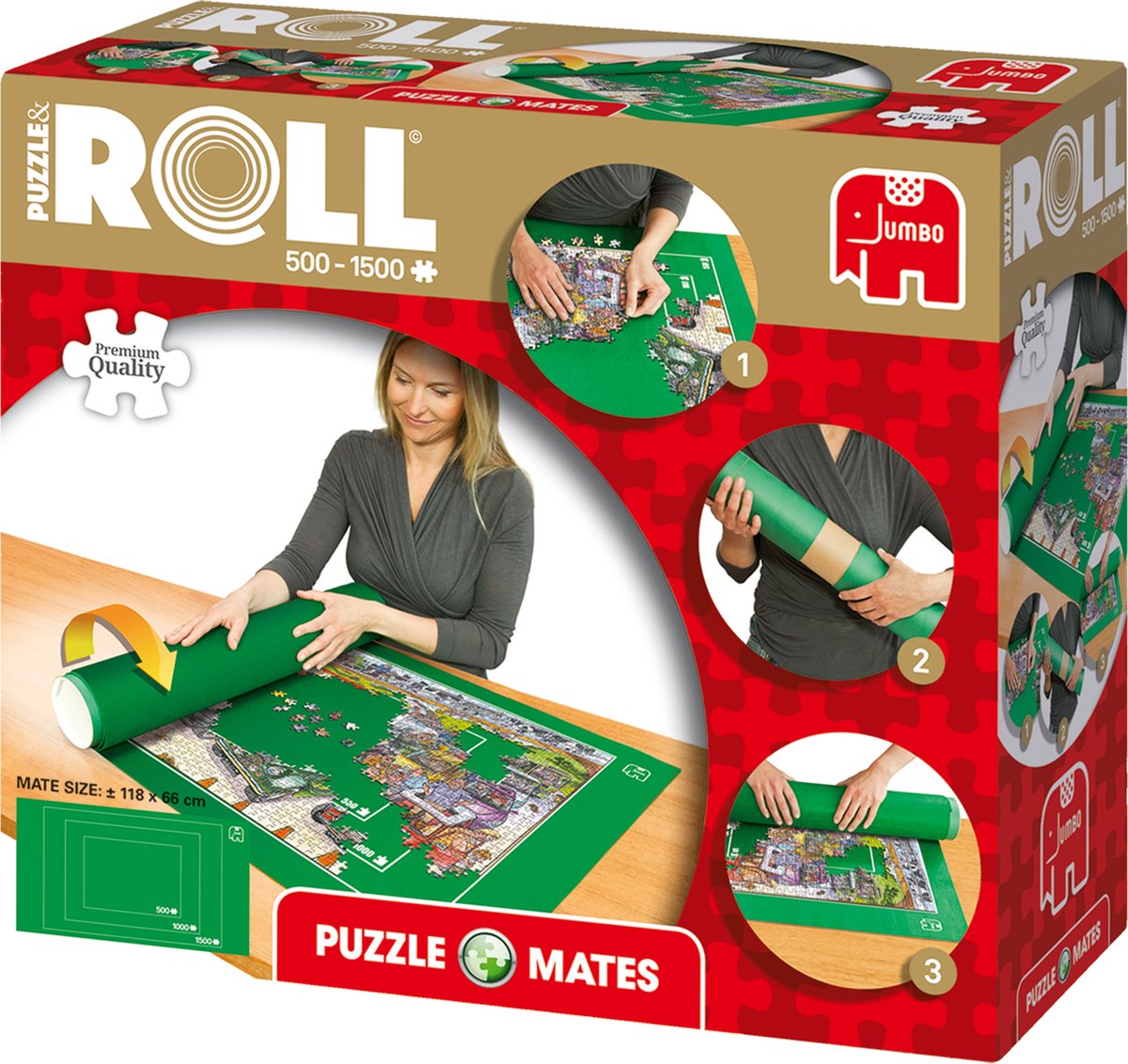 Jumbo Puzzle Mates Rolmat voor Puzzels tot 1500 Stukjes