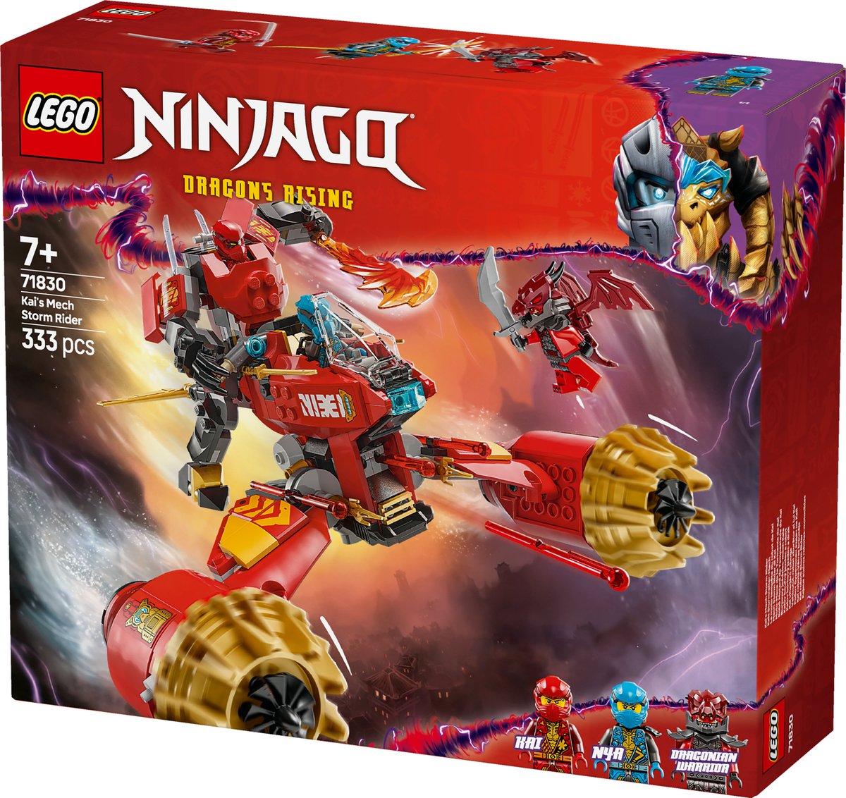 LEGO NINJAGO Kai's Mech Storm Voertuig - 71830
