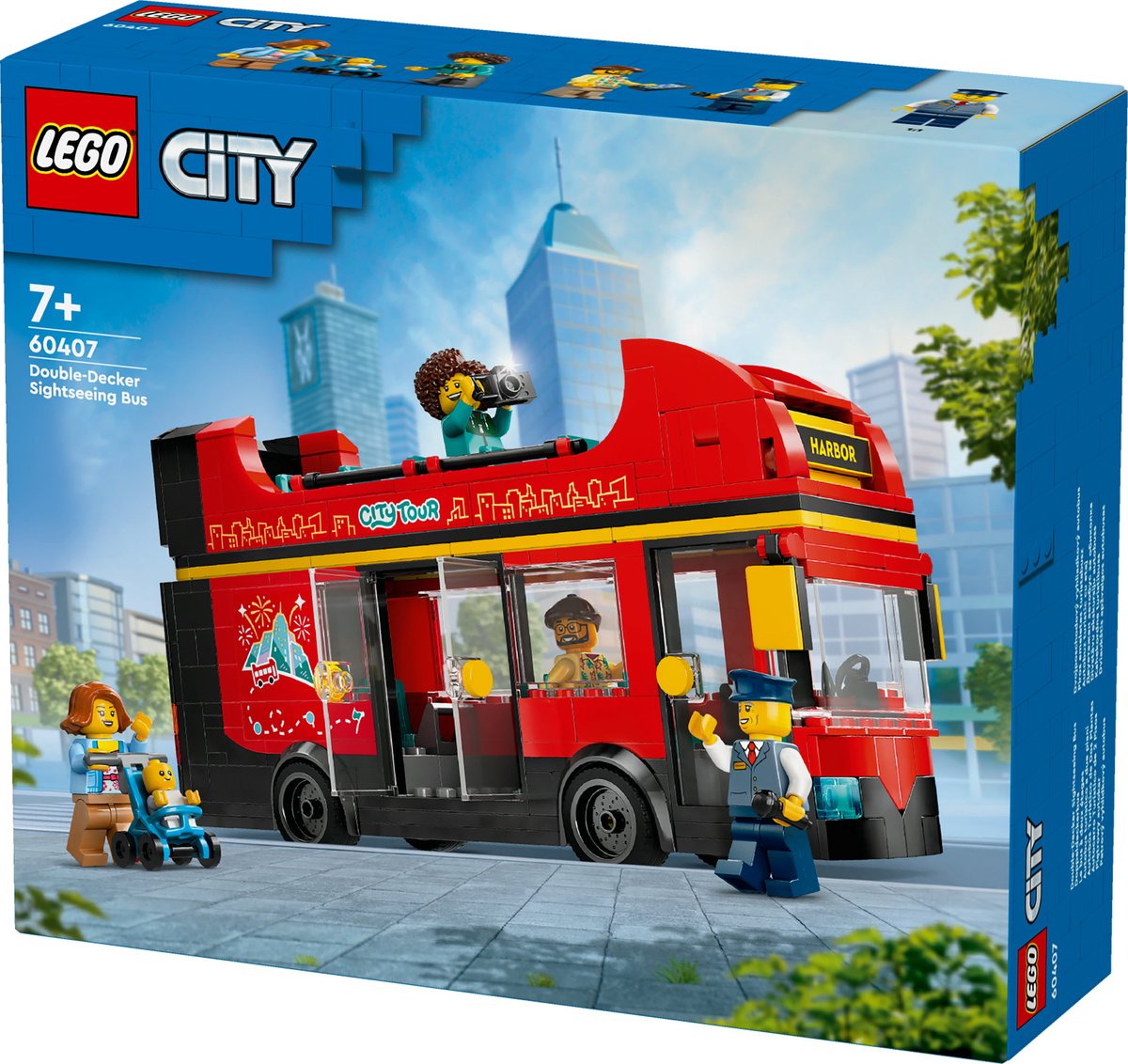 LEGO City Rode Dubbeldekker Toeristenbus - 60407
