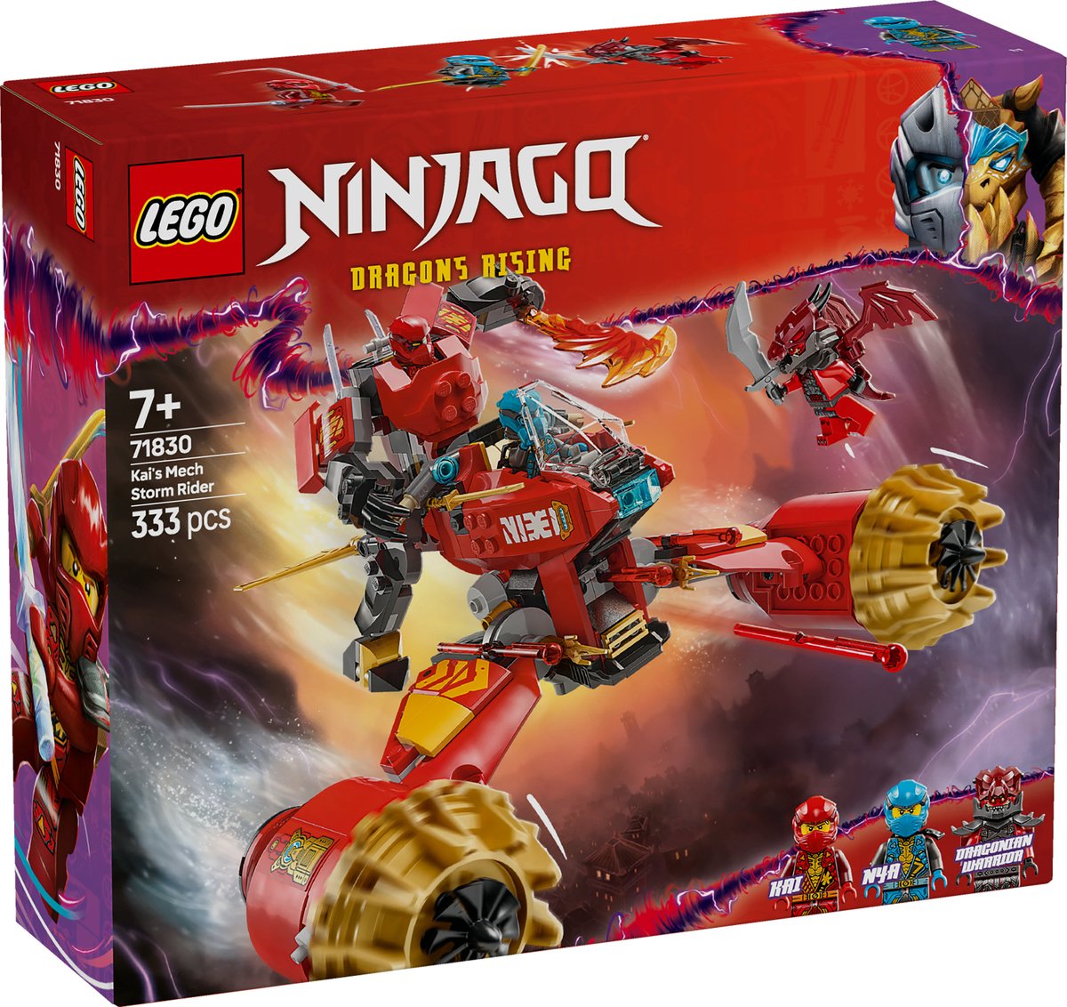 LEGO NINJAGO Kai's Mech Storm Voertuig - 71830