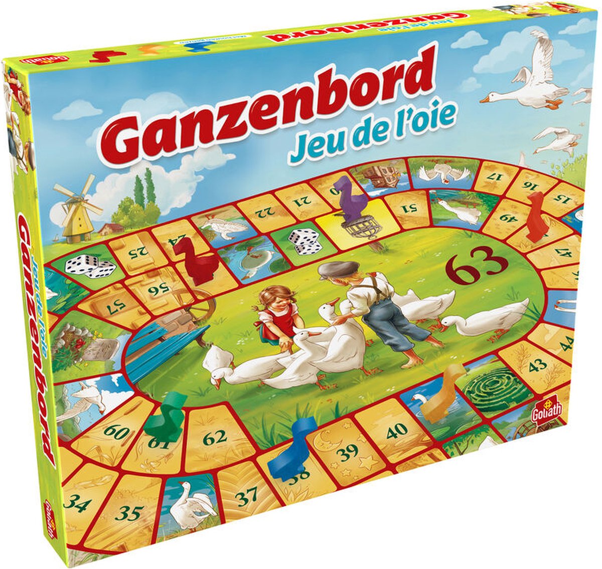 Goliath Ganzenbord Spel voor het Hele Gezin