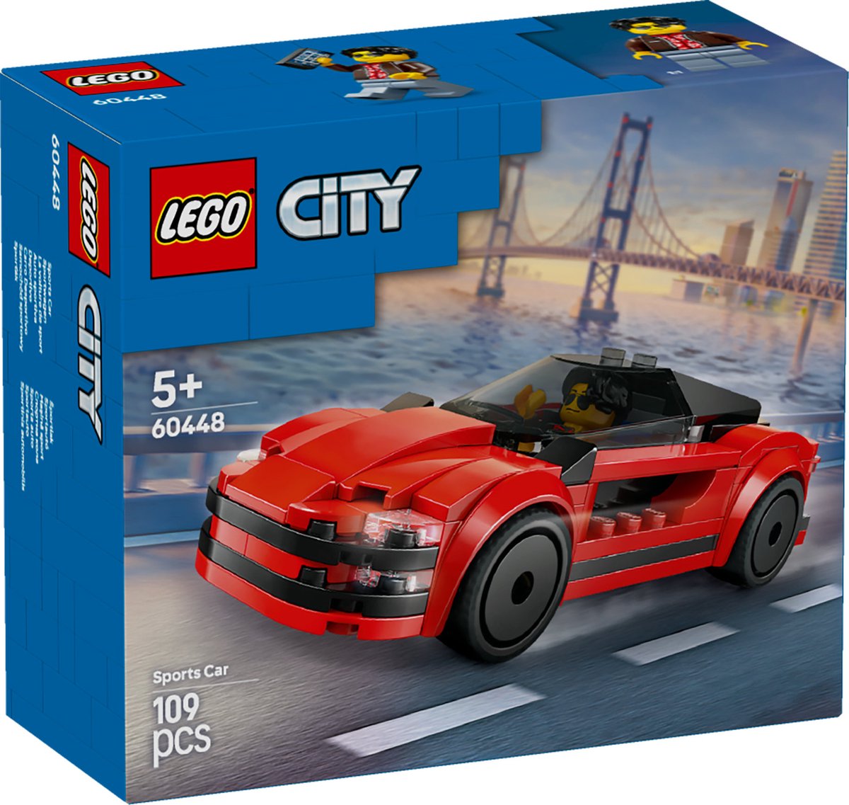 LEGO City Rode Sportwagen Superauto - 60448