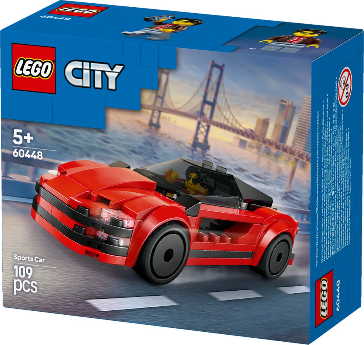 LEGO City Rode Sportwagen Superauto - 60448