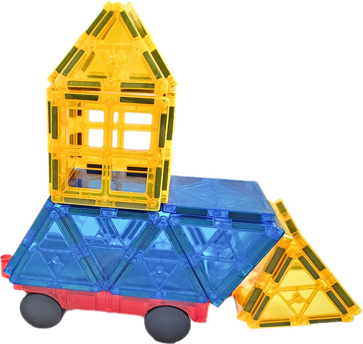 Magnaminds Magnetisch Speelgoed Uitbreidingsset Auto - 2 Stuks