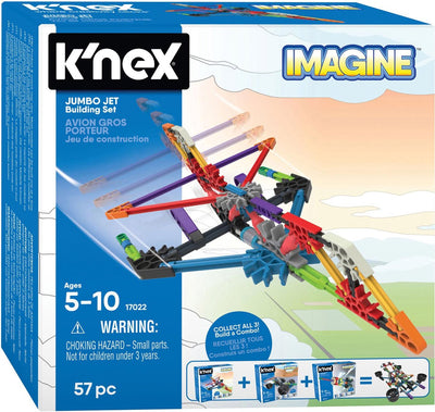 K'NEX Jumbo Jet Bouwset voor Avontuurlijke Constructies