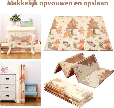 Sans marque Opvouwbaar Speelkleed 150x200 cm voor Baby's