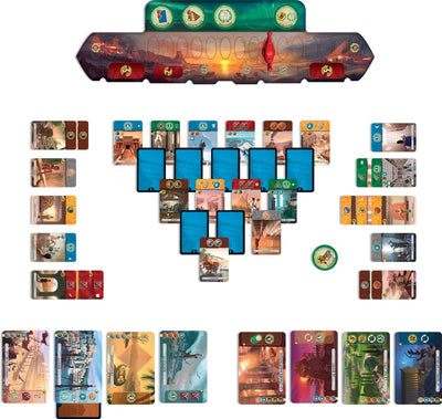 Repos Production 7 Wonders Duel Bordspel