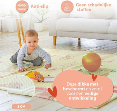 Sans marque Opvouwbaar Speelkleed 150x200 cm voor Baby's