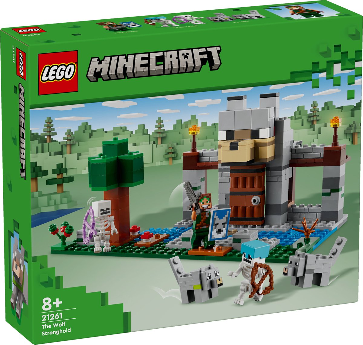 LEGO Minecraft Kasteel van de Wolf met Fort - 21261