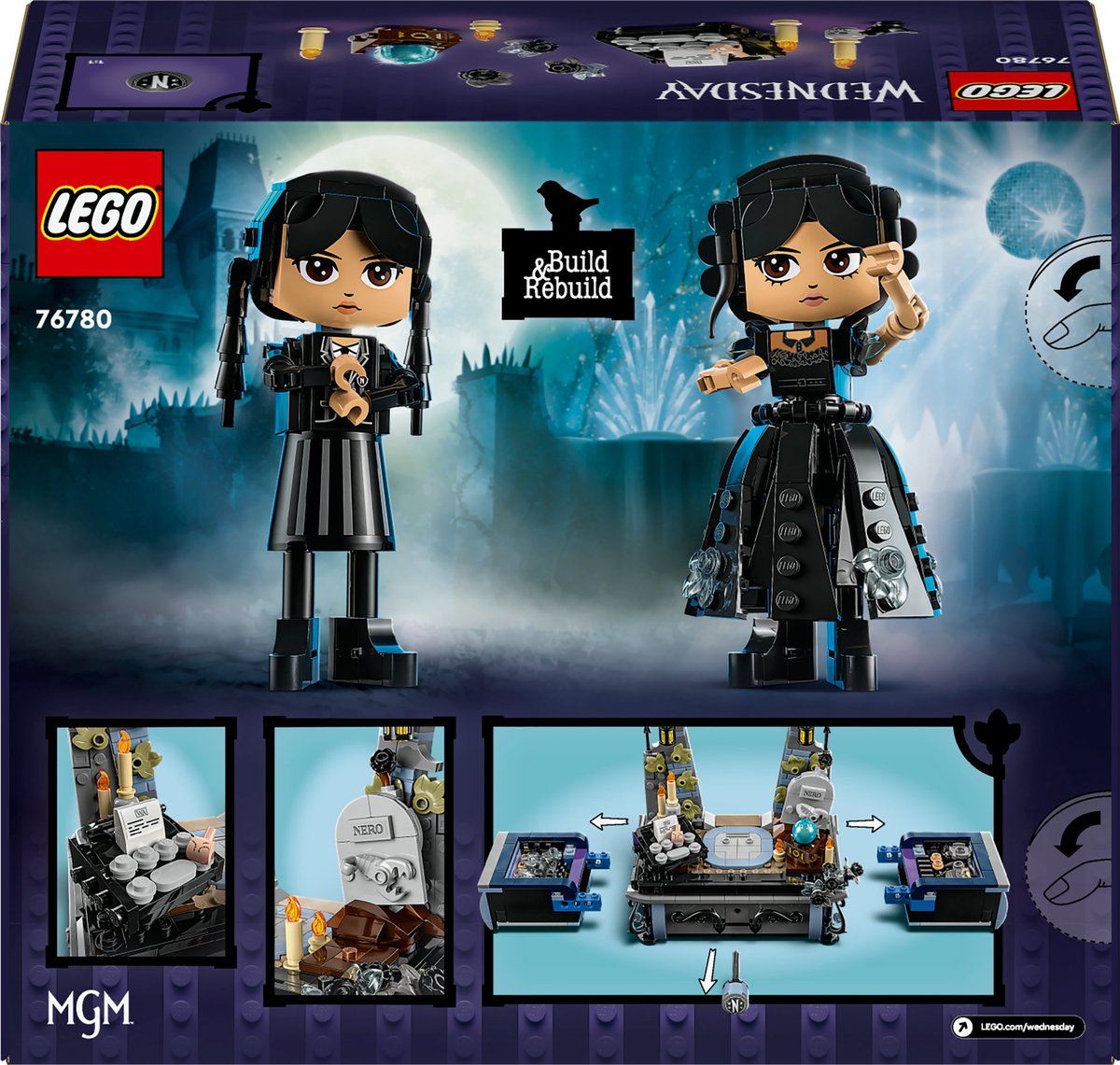 LEGO Woensdag Addams Minifiguur - 76780