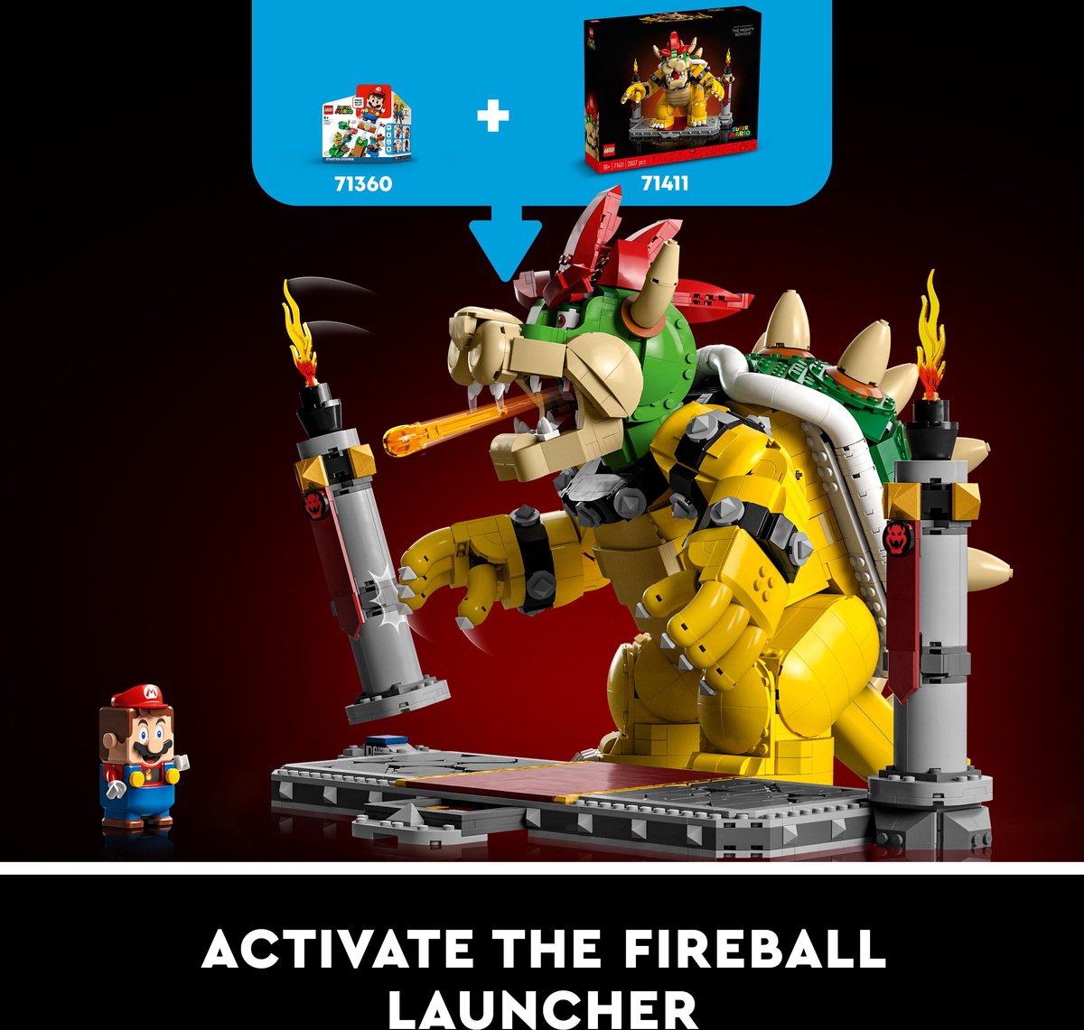 LEGO Super Mario De Krachtige Bowser - 71411