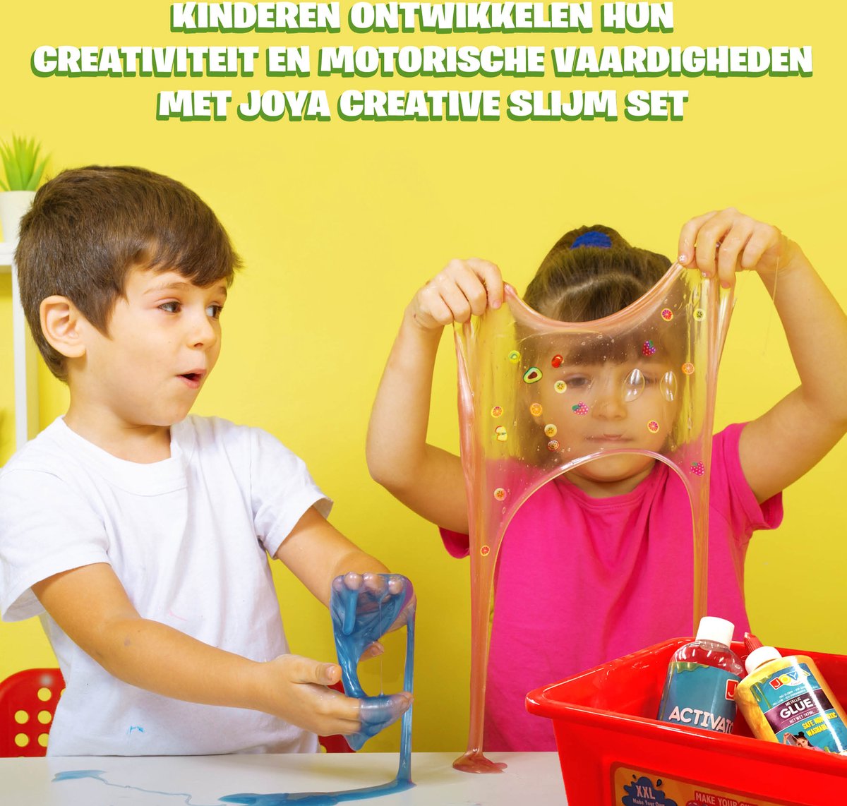 JOYA CREATIVE Slime XXL Set voor Kinderen - 6 Verschillende Soorten