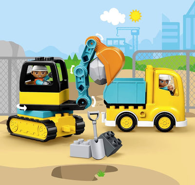 LEGO DUPLO Vrachtwagen en Graafmachine - 10931