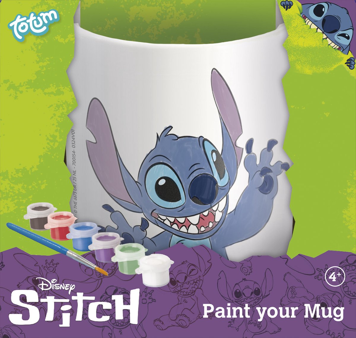 Totum Disney Lilo & Stitch Kleur je Eigen Keramische Mok