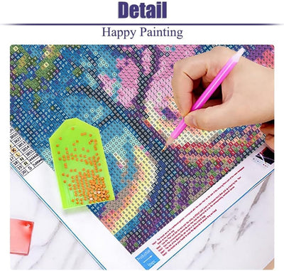 BOTC Diamantschilderij Volwassenen & Kinderen - Boom 30x40 cm