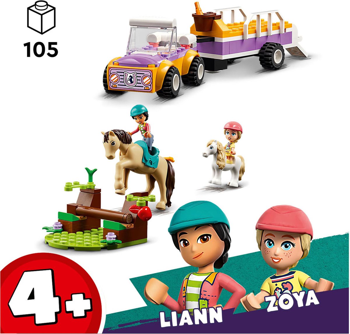 LEGO Friends Paarden- en Ponytrailer - 42634