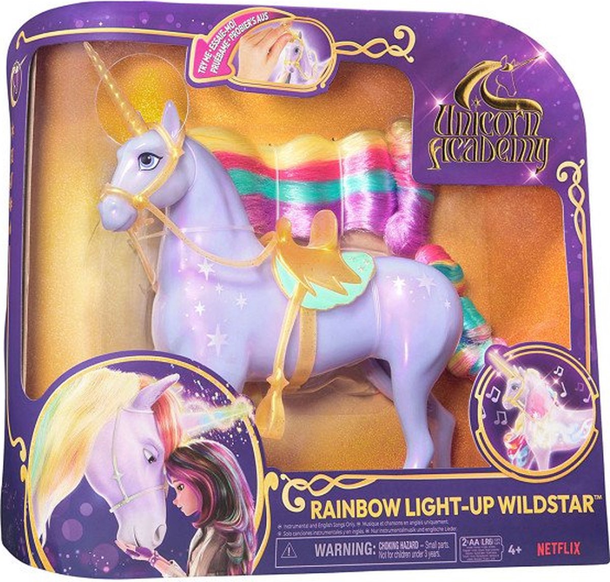 Unicorn Academy Interactieve Eenhoorn Rainbow Wildstar