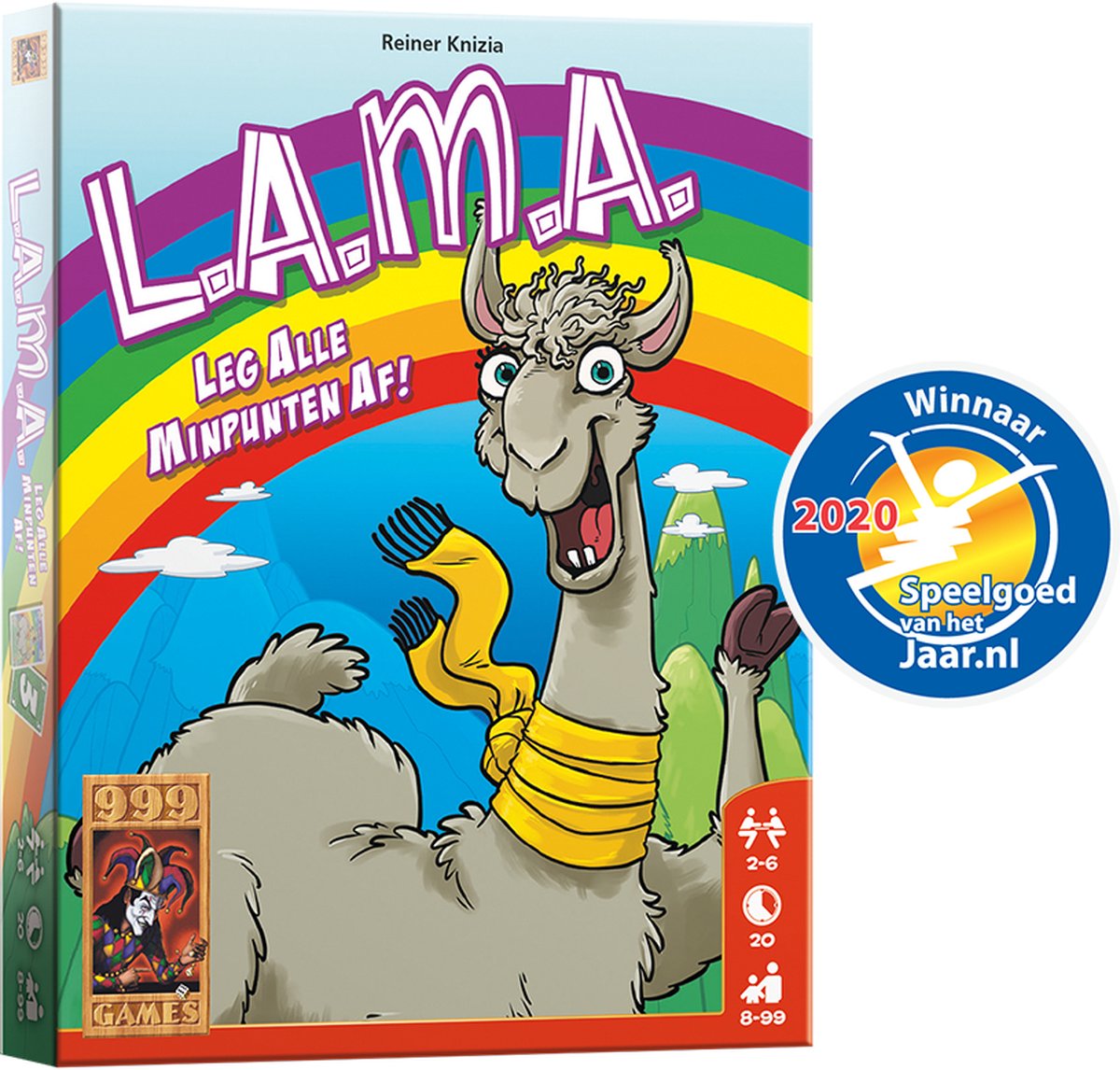 999 Games L.A.M.A. Kaartspel Feesteditie
