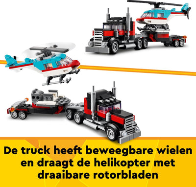 LEGO Creator 3in1 Vrachtwagen met Helikopter - 31146