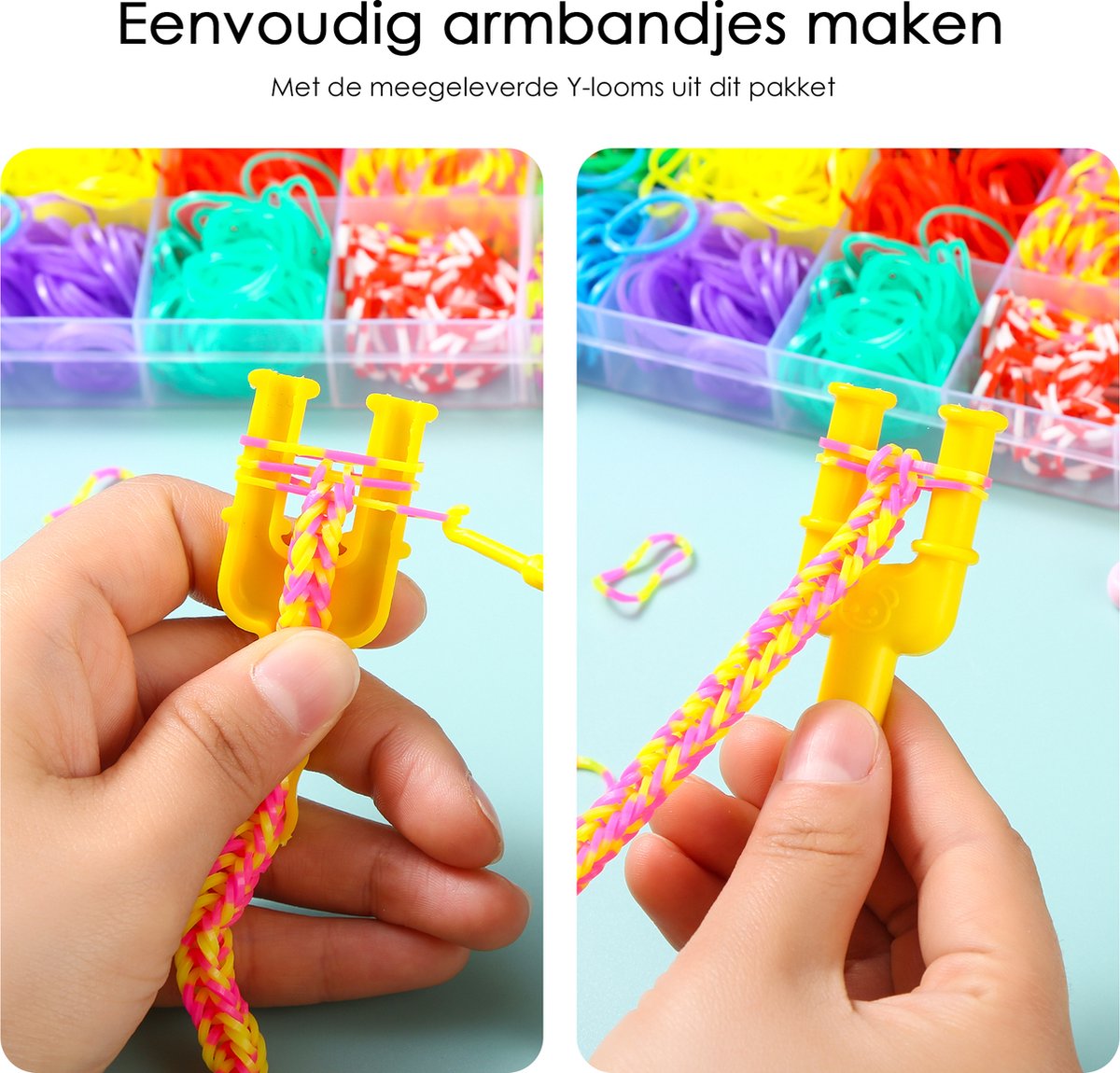 Behave Loom Bands Starterpakket - 38 Kleuren & Accessoires