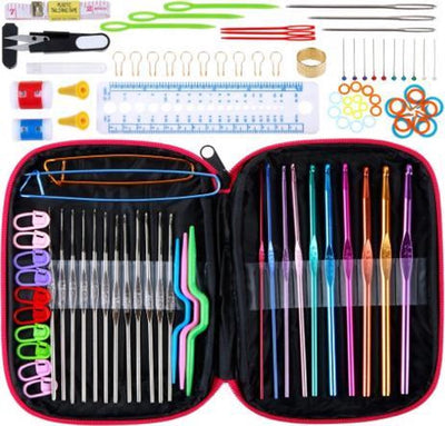 Sans marque Hobbyset: 100 Stuks Beginners & Gevorderden Haken