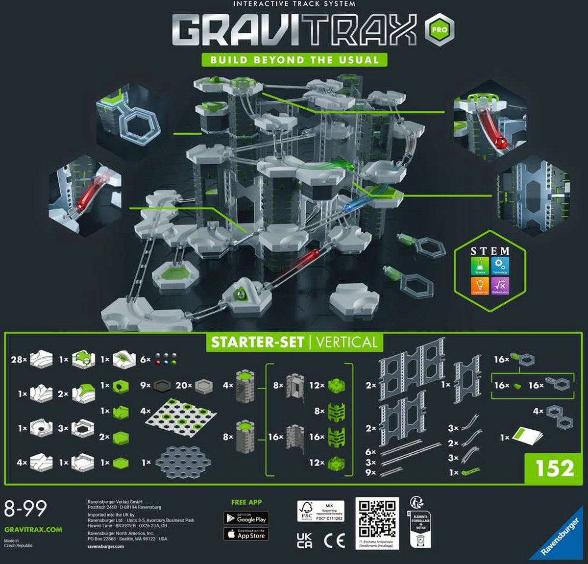 GraviTrax Verticale Startset - Ravensburger Knikkerbaan