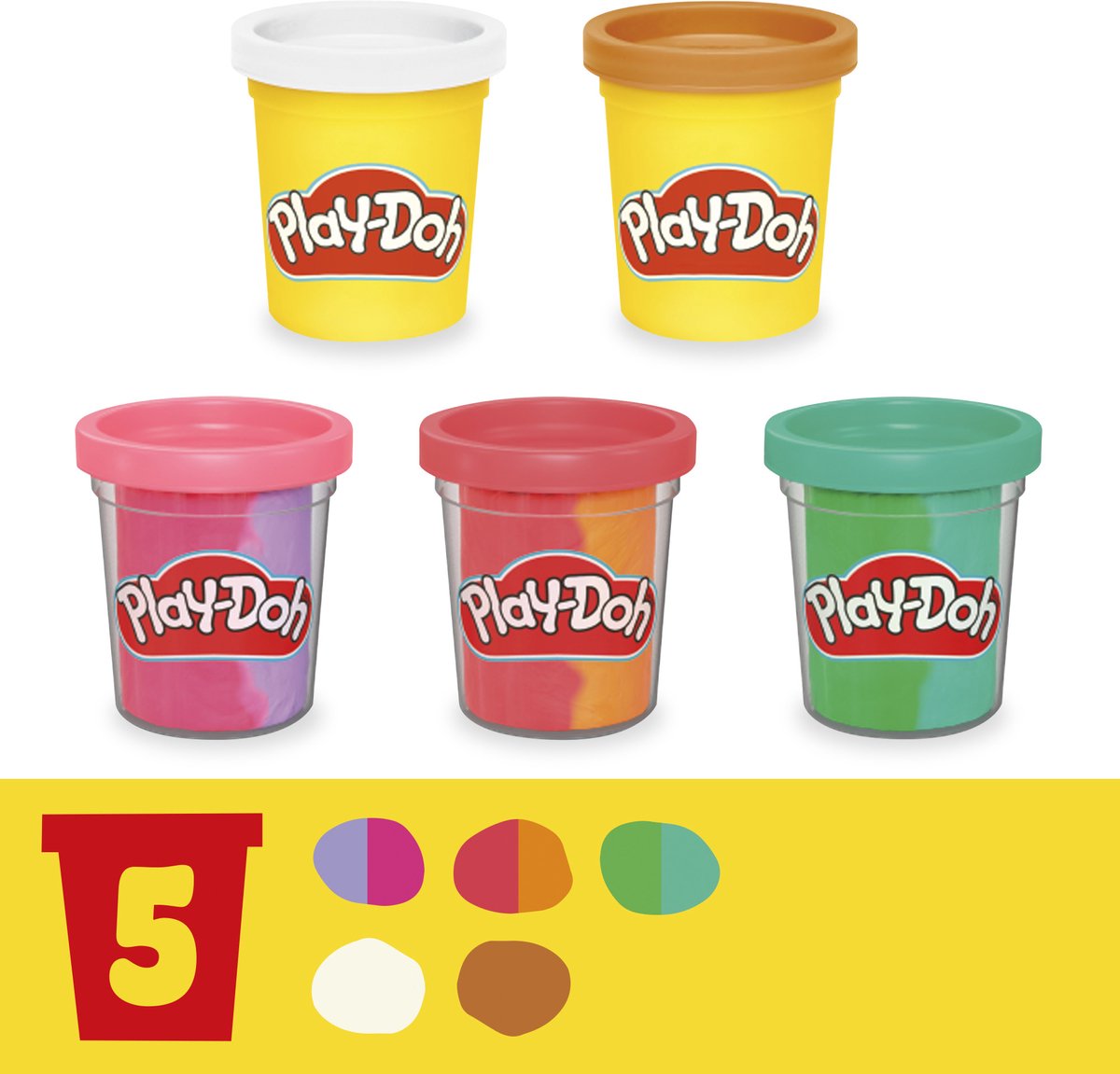 Play-Doh Softijs Speelset Regenboog