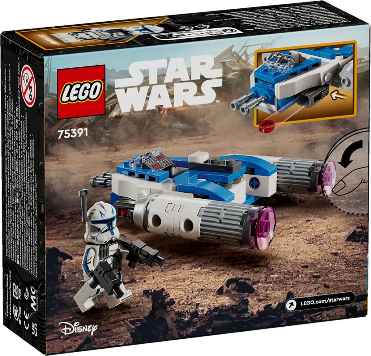 LEGO Star Wars Captain Rex Y-wing Microfighter - 75391