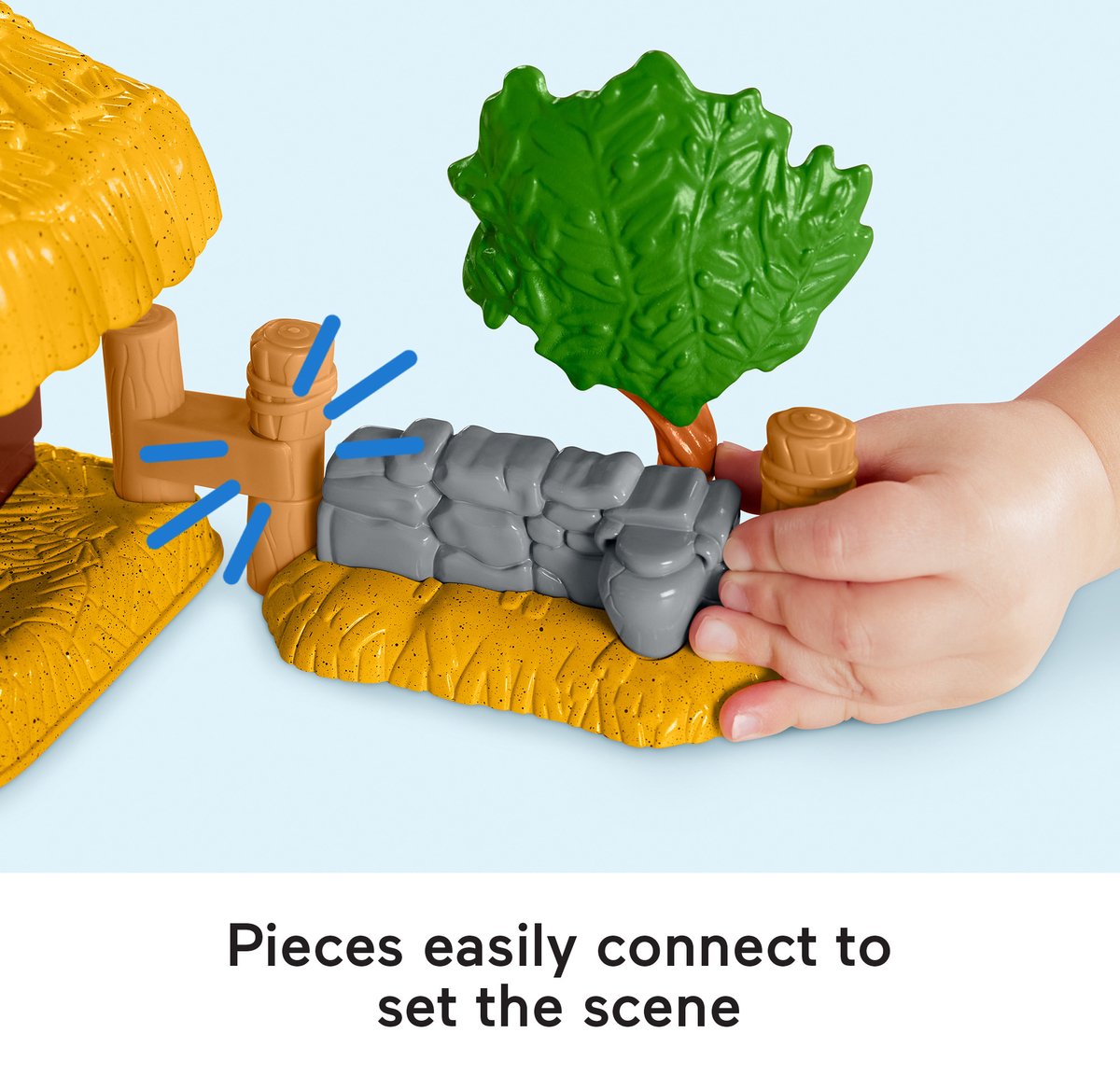 Fisher-Price Muzikale Kerststal met Licht en Geluid - 18-delig