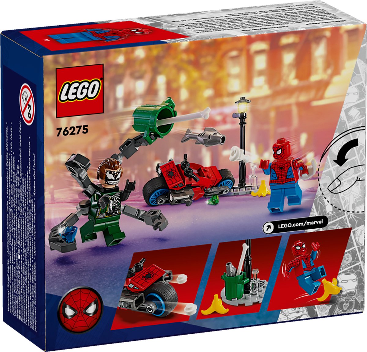 LEGO Marvel Spider-Man Motorachtervolging - 76275