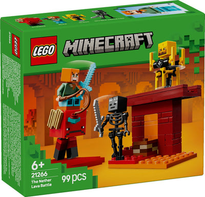 LEGO Minecraft De Lava Strijd in de Nether - 21266